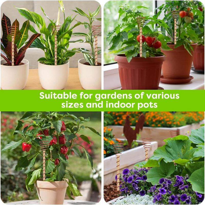 Gardening Copper Coil Antennas Stakes