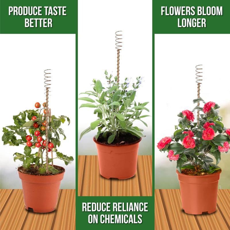 Gardening Copper Coil Antennas Stakes