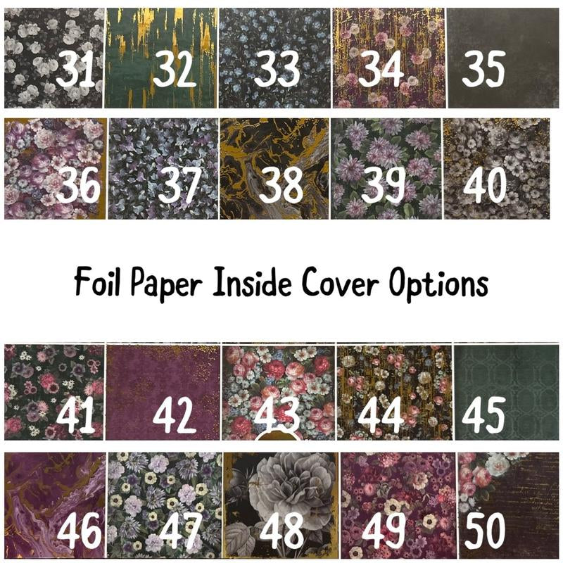 Leather Bound Hardwood Journal - Oak or Cherry