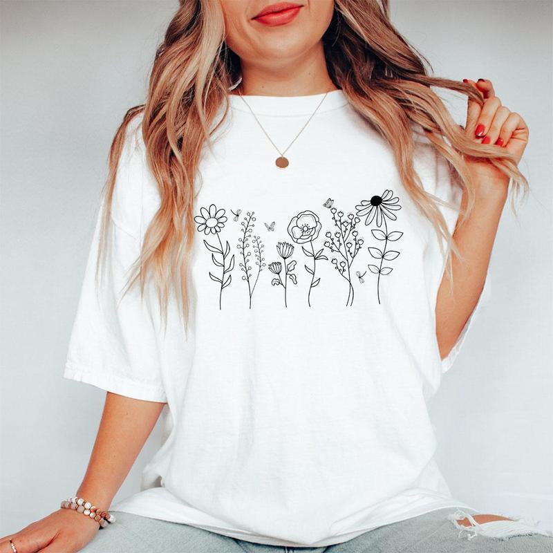 Wild Flowers Breathable T-Shirt
