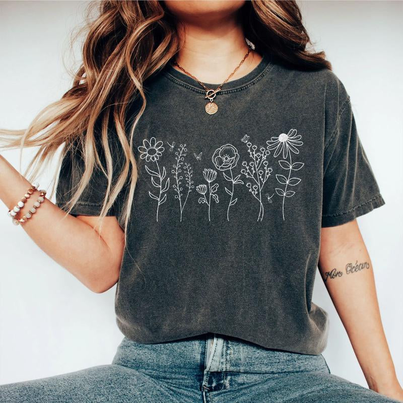 Wild Flowers Breathable T-Shirt