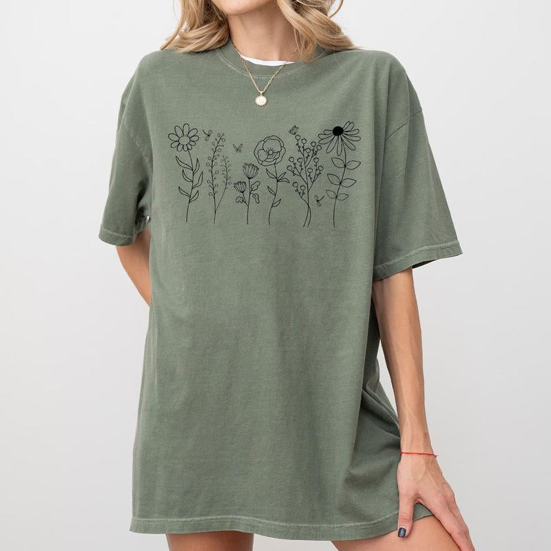 Wild Flowers Breathable T-Shirt
