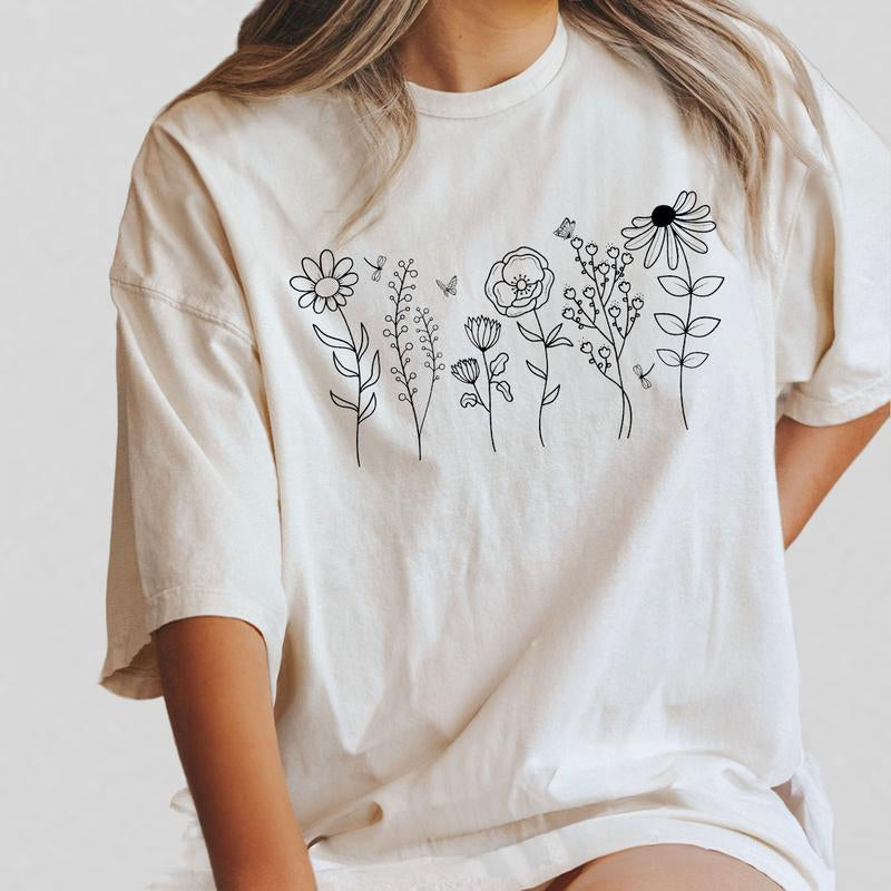 Wild Flowers Breathable T-Shirt