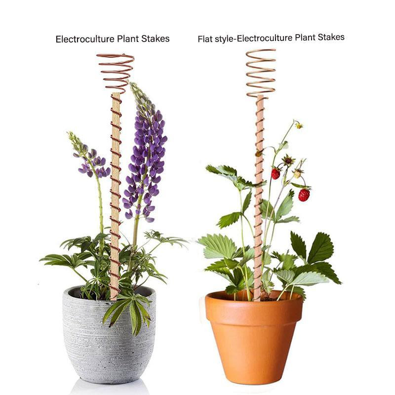 Gardening Copper Coil Antennas Stakes